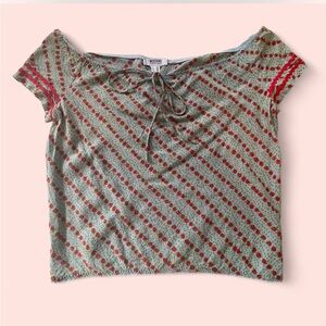 Vintage Moschino Off-Shoulder Top